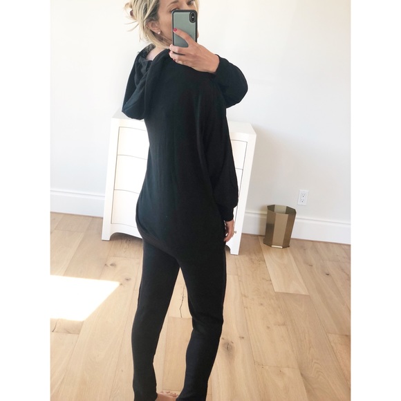 TELLURIDE Black Loungewear Hoodie & Joggers Set - Picture 6 of 12